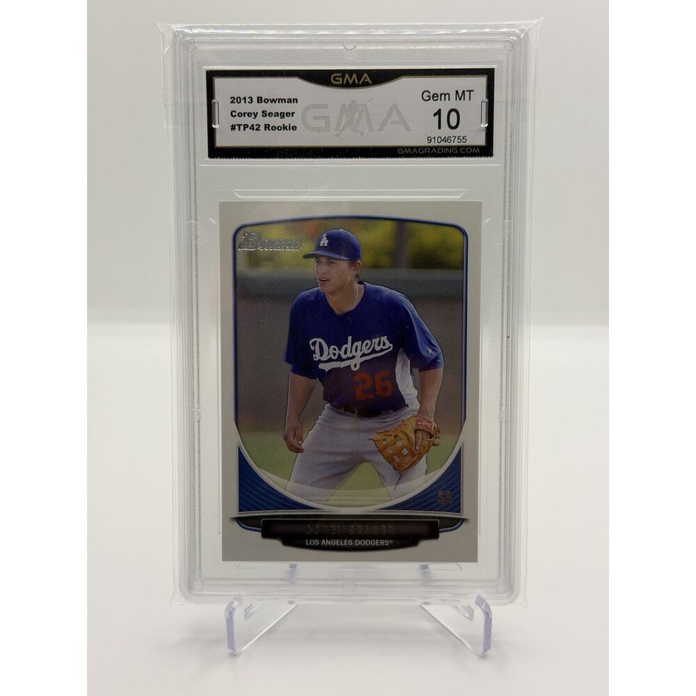 2013 Bowman Draft Picks & Prospects Top Prospects Corey Seager #TP-42 RC GMA 10